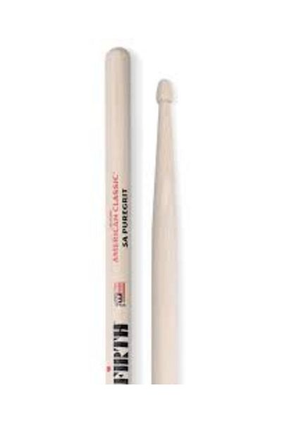 VIC FIRTH Vıcfırth V5Apg Drumstick (Pair) 5A Pure Grıt Ds Type, Hickory,