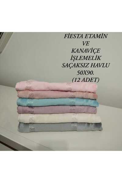 HMZ 50X90 12-панельний кольоровий рушник з вишивкою - Текстиль Етамін і Канавіче