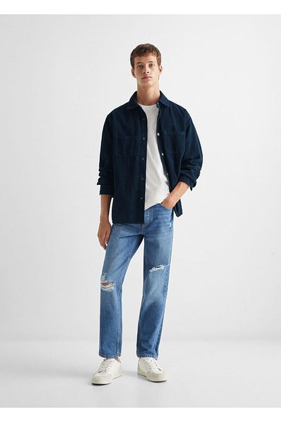 Mango Teen Tricou Albastru Pentru Copii