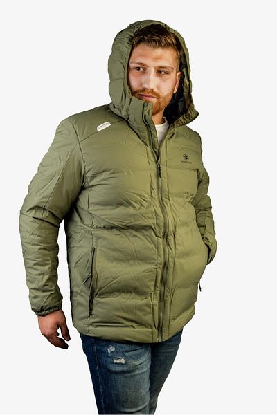 lumberjack ACELIN COAT 2 PR Χακί Ανδρικό Παλτό