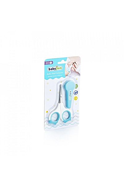 Babyjem Forfecuta pentru bebelusi cu suport protectie BabyJem (Culoare: Bleu)
