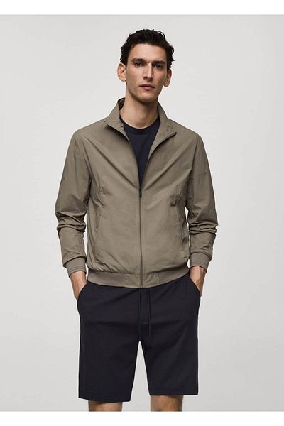 MANGO Man Wasserdichte Bomberjacke