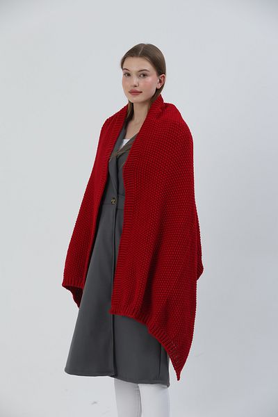 Sheilar Brass Knit Knitwear Shoulder Shawl