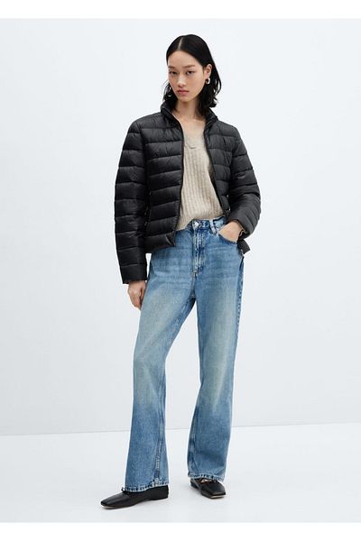 MANGO Woman Anorak plněný prošívaným peřím