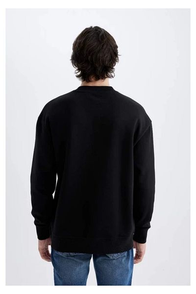 DeFacto Men's Black Sweatshirt - Model X8282Az