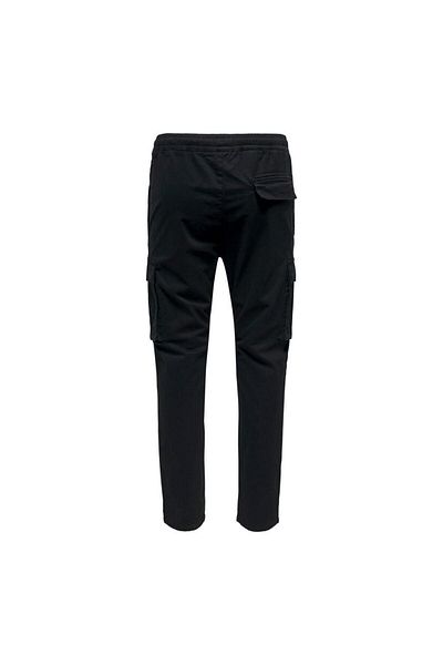 Only & Sons Λινους Cargo Παντελόνι Pk 2366 Μαύρο