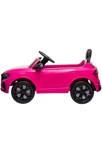 Chipolino Chipolino Audi RS Q8 car with leather seat and pink EVA wheels