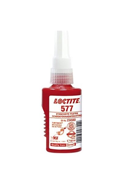 LOCTİTE 577 Orta Mukavemetli Hızlı Kuruma Dişli Boru Sızdırmazlığı Için 50ml