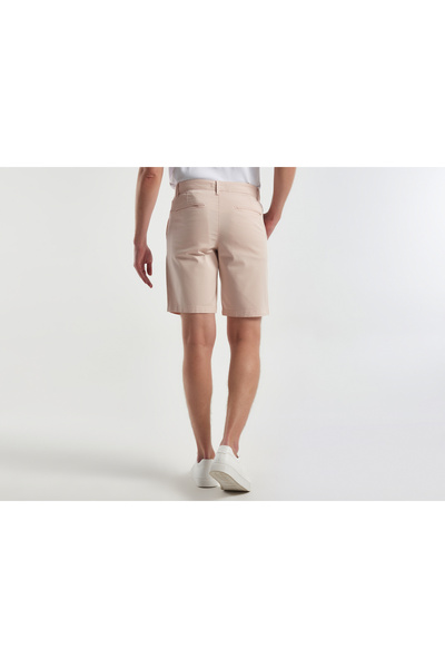 United Colors of Benetton Erkek Açık Pembe Chino Bermuda