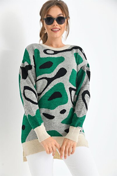 Garmi Кам'яний колір Жіноча туніка - Змішаний візерунок