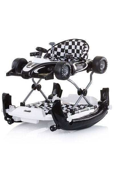 Chipolino Premergator Chipolino Racer 4 în 1 alb negru