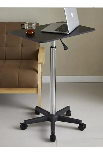 ALMUFARREJ Height adjustable side table that can be used as a laptop workstation with wheels