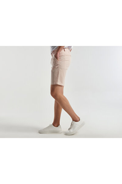 United Colors of Benetton Erkek Açık Pembe Chino Bermuda