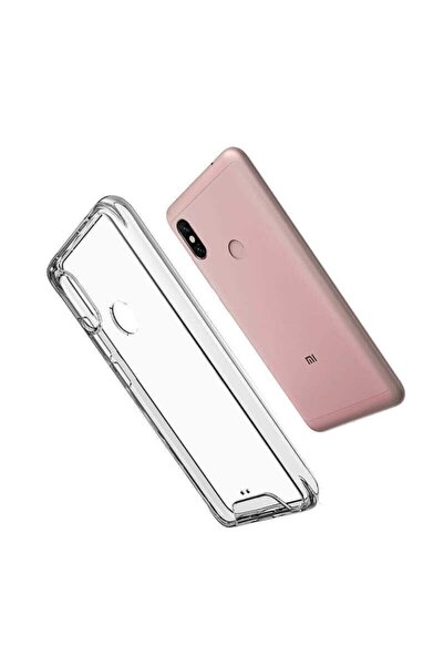 MOBAX Xiaomi Redmi Note 6 Pro Kılıf Sararmaz Şeffaf Kapak Renksiz