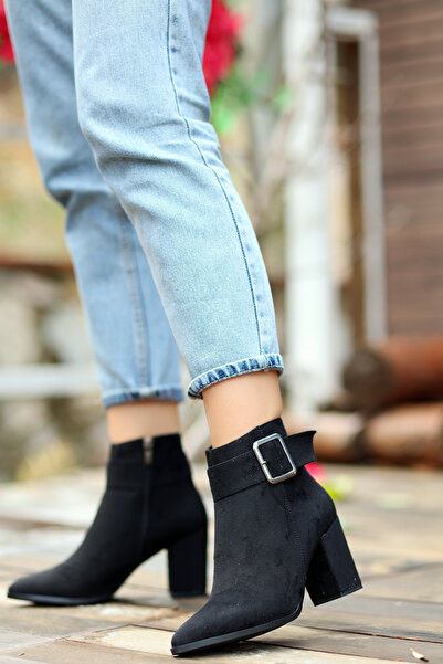 kajal ayakkabı ELDOR 001 Cizme cu toc cu detaliu curea