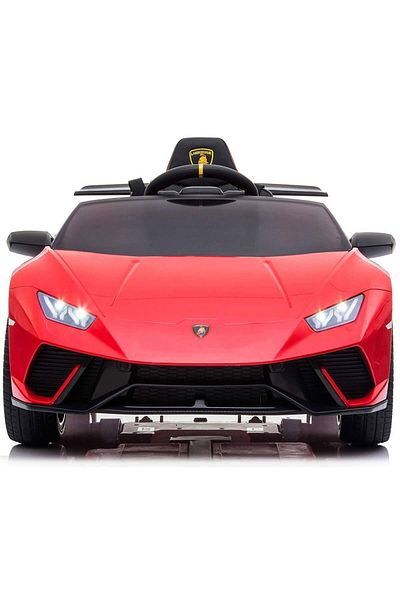 Chipolino Masinuta Chipolino Lamborghini Huracan red cu scaun din piele si roti EVA