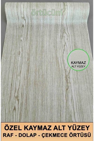 Örtücüm Kaydırmaz Pvc Dolap İçi Raf Örtüsü Buzdolabı Çekmece Kaymaz Çok Amaçl...