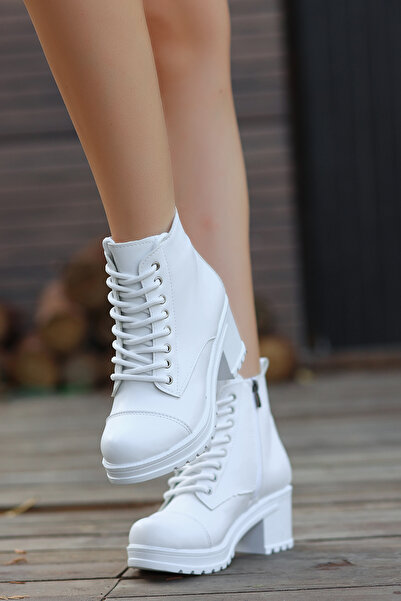 GİNZA SHOES JVL 201 Lace-up Platform Heel Boots