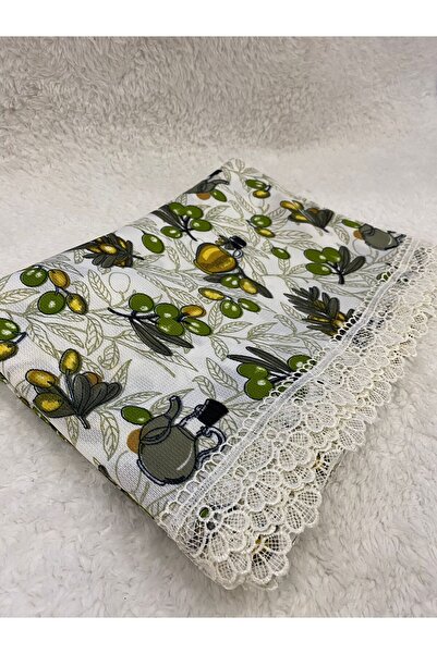 Home Masa Örtüsü Dertsiz Fistolu Zeytin Desen Çeyiz Sunum