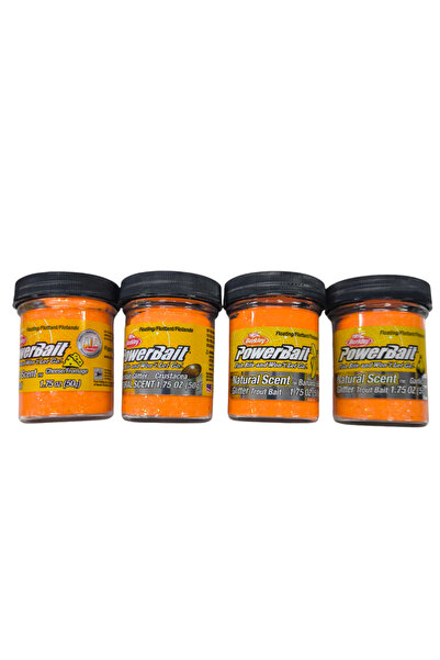 BERKLEY Powerbaitt Alabalık Hamuru 4'lü Set