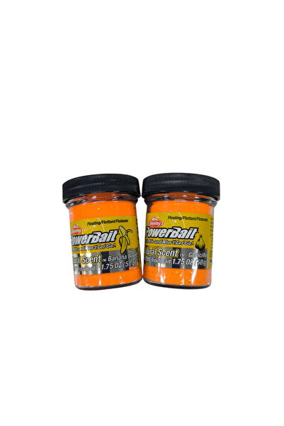 BERKLEY Powerbaitt Alabalık Hamuru 2'li Set (Sarımsak ve Muz Aromalı)