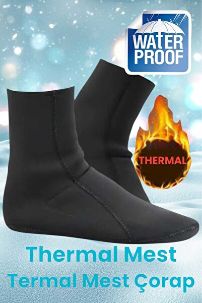 Tezzgelsin Unisex Waterproof and Windproof Cold Resistant Thermal Socks