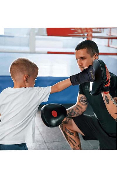 Liggo 7-14 Years Old Children's Boxing Gloves Boxing Porridge Set Boxing Practice Training Set