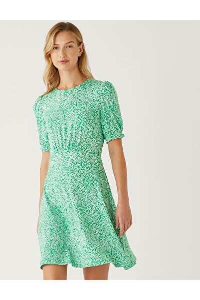 Marks & Spencer Desenli Mini Örme Elbise