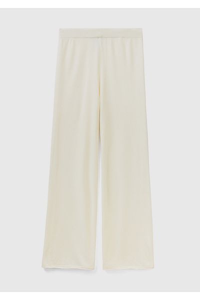 United Colors of Benetton Vanilla Cashmere - Pantaloni de tricotaj pentru damă