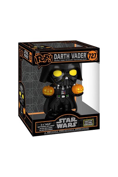 Funko ستار وورز دارث فيدر هالوين لايت اب سوبر 6 بوصة مضيئة فانكو بوب! شخصية الفينيل # 727