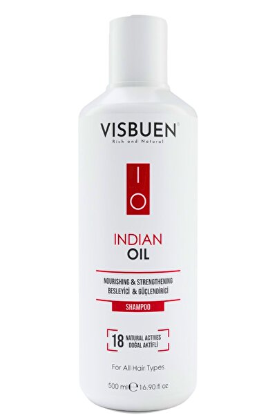 Visbuen Hint Yağı 18 Doğal Aktifli Hızlı Saç Uzatma Ve Besleyici Güçlendirici Etkili Şampuan