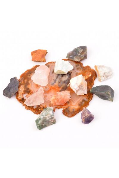 LADIN DOGALTAŞ Raw Natural Stone Set - 12 Unprocessed Stones