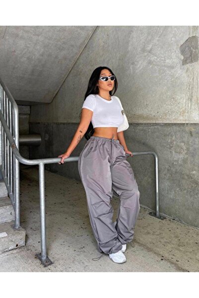 Butik KISA KOLLU BASIC CROP TİŞÖRT BEYAZ