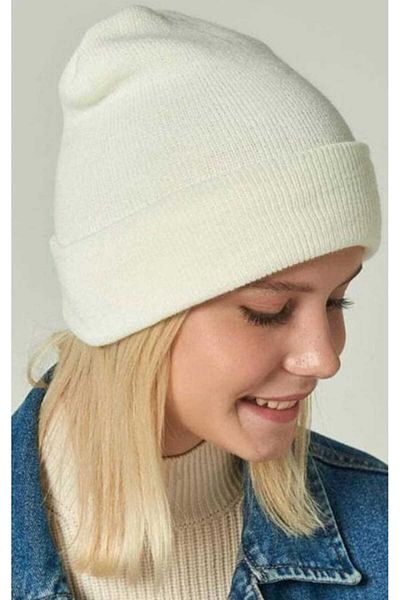 DENİKK Yudoowear Cream Yun Beret - Χαλαρή εφαρμογή