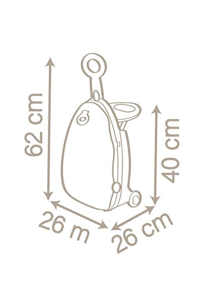 Smoby Valiza multifunctionala pentru papusi Smoby Baby Nurse 3 in 1 maro