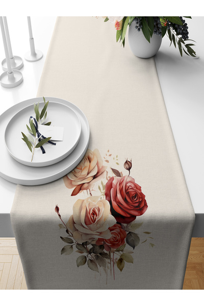 Bertille Home Seria Flori 140x40 Cm Runner Imprimat Digital