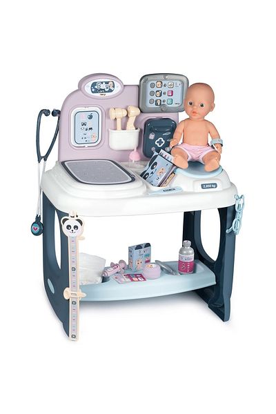 Smoby Centru de ingrijire pentru papusi Smoby Baby Care Center cu papusa si accesorii