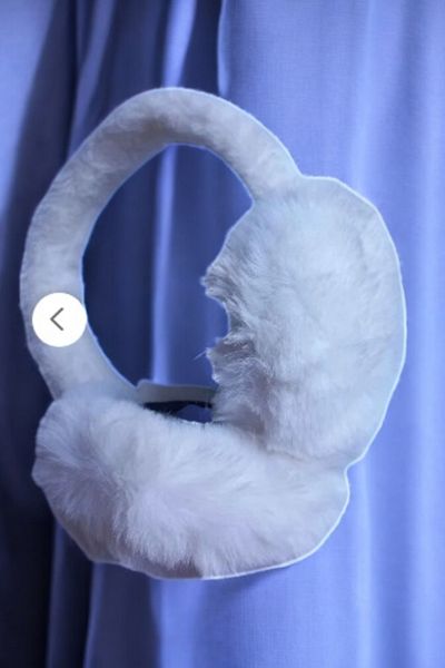 PETEK AKSESUAR Cold Protective Soft Plush Winter Headphones