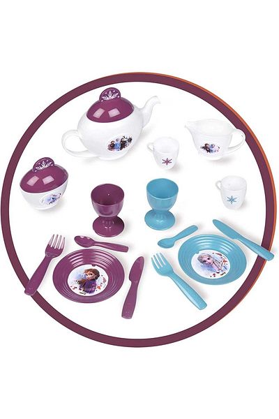 Smoby Carucior servire ceai Smoby Frozen 2 XL cu 17 accesorii