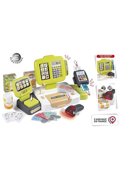 Smoby Jucarie Smoby Casa de marcat Large Cash Register verde