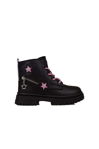 PEPİNO KİDS Cizme Lux cu stea pentru fetiță Pepino Black