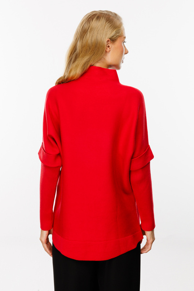 ON 49312 Teks Pocket Buttoned Sweater