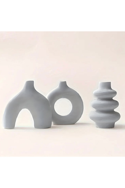 Rummjewelry 3’lü Iskandinav Tarzı Bohem 10 Cm Vazo Pinterest Pampas Vazosu De...