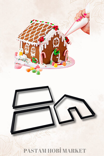 Pastam Hobi Market Yılbaşı Yeni Yıl Noel Zencefilli Kurabiye Evi Gingerbread ...