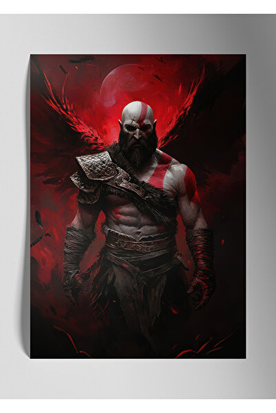 DekorHane God of War Kratos - Metal Tablo