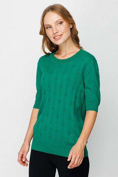 Ekol ON Front Floral Embossed Knitwear