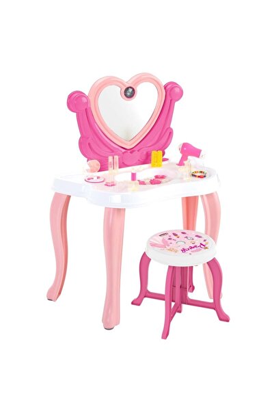 PİLSAN TOYS Jucarie Pilsan Masuta de machiaj Vatra roz