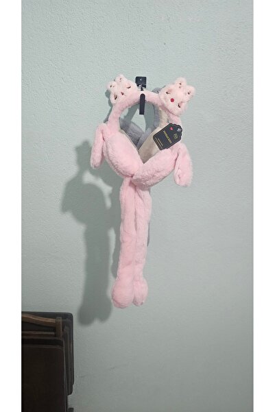 Pompali Pelus Kulaklik Pembe Renk