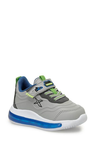 Kinetix Stach Pu B 4Pr Gray Boy's Sneakers