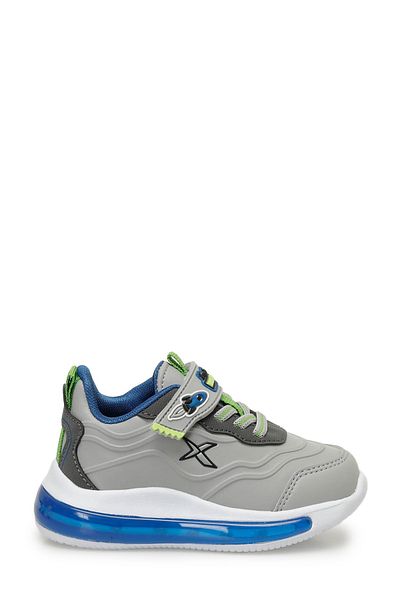 Kinetix Stach Pu B 4Pr Gray Boy's Sneakers